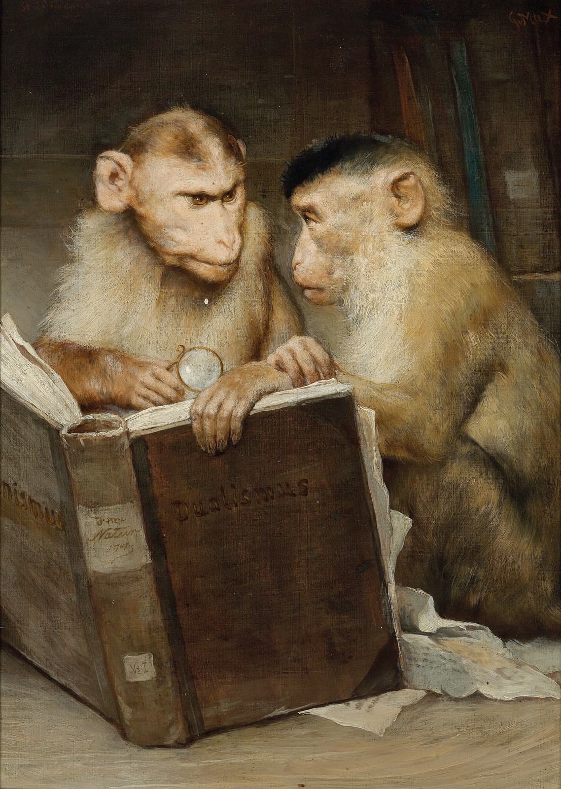 Gabriel von Max, The Scholars (Die Gelehrten)